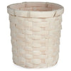 Kruka 17 x 15 x 17 cm Vit PVC Bambu