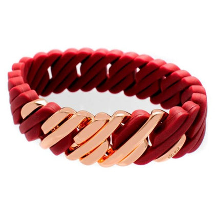 Armband TheRubz 03-100-214 Röd Rosa Silikon Rostfritt stål Stål/Silikon (20 mm)