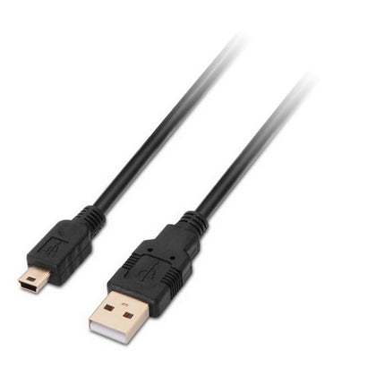 USB 2.0 A till Mini USB B Kabel NANOCABLE 10.01.0402 1,8 m Svart