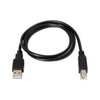 USB 2.0 A till USB B Kabel NANOCABLE 10.01.0105-BK Svart (4,5 m)