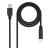 USB-kabel NANOCABLE 10.01.0802-BK Svart