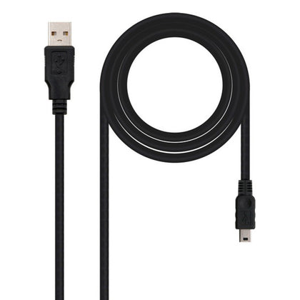 USB 2.0 A till Mini USB B Kabel NANOCABLE 10.01.0403 3 m Svart