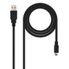 USB 2.0 A till Mini USB B Kabel NANOCABLE 10.01.0403 3 m Svart