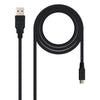 USB 2.0 A till Micro USB B Kabel NANOCABLE 10.01.0500 Svart