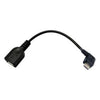 USB 2.0 A till USB B Kabel NANOCABLE 10.01.3600 15 cm Hankontakt/Honkontakt Svart