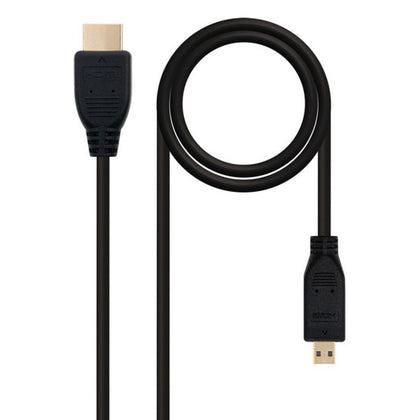 Kabel Micro-HDMI NANOCABLE 10.15.3502 1,8 m Svart