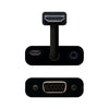 HDMI till SVGA med Audio Adapter NANOCABLE 10.16.2001-BK Svart (10 cm + 1 m)