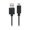 USB A till USB C Kabel NANOCABLE 10.01.210 Svart