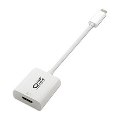 USB C till HDMI Adapter NANOCABLE 10.16.4102 15 cm Vit