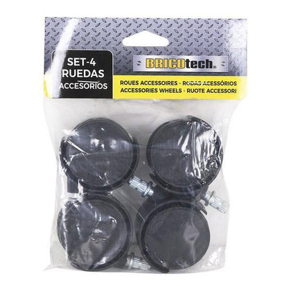 Hjul Bricotech (4 pcs) - DETDUVILLLHA.SE