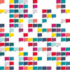 Påslakan Mosaic Colorfull Pantone