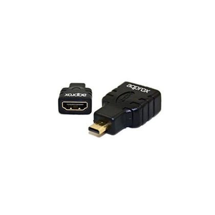 Adapter HDMI till Micro-HDMI approx! APPC19 kvinnlig plugg Hankontakt