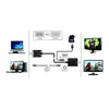 VGA till HDMI med Audio Adapter approx! APPC25 3,5 mm Micro USB 20 cm 720p/1080i/1080p