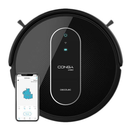 Robotdammsugare Cecotec Conga 1490 Impulse 1400 Pa 64 dB WiFi Svart - DETDUVILLLHA.SE