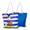 Strandväska Mickey Mouse Blå (33,5 x 43 cm) - DETDUVILLLHA.SE