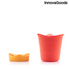 Hopvikbara popcornskålar i silikon Popbox InnovaGoods (2 St)