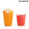 Hopvikbara popcornskålar i silikon Popbox InnovaGoods (2 St)