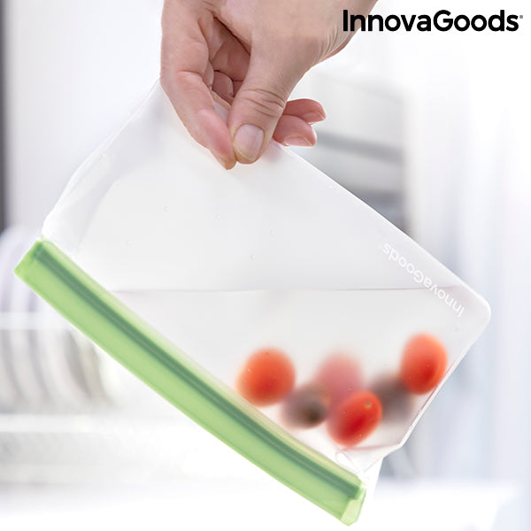 Set med återanvändningsbara hermetiskt förslutna påsar Zags InnovaGoods 6 Delar
