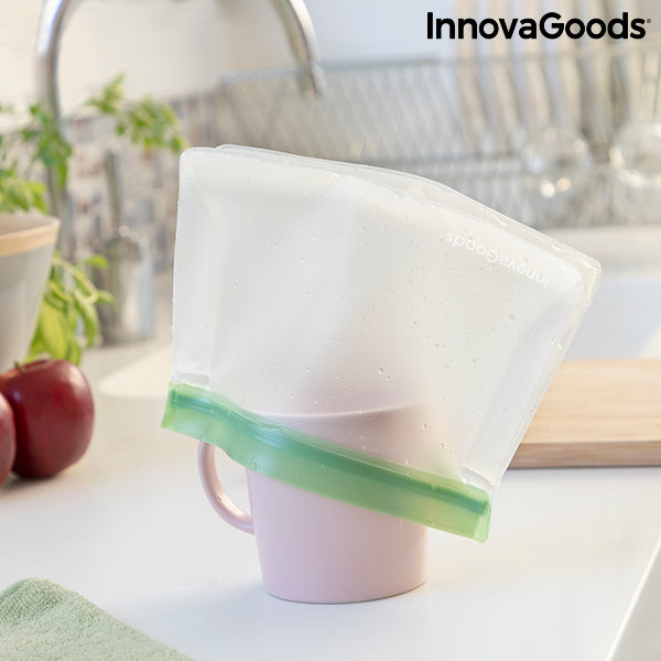 Set med återanvändningsbara hermetiskt förslutna påsar Zags InnovaGoods 6 Delar