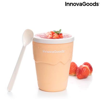 Kopp för att göra glass och slushie med recept Frulsh InnovaGoods