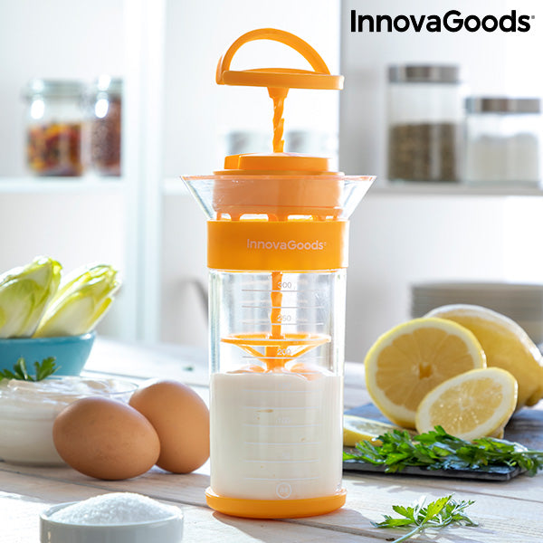 Sås- och vinägrettblandare med recept Dressix InnovaGoods