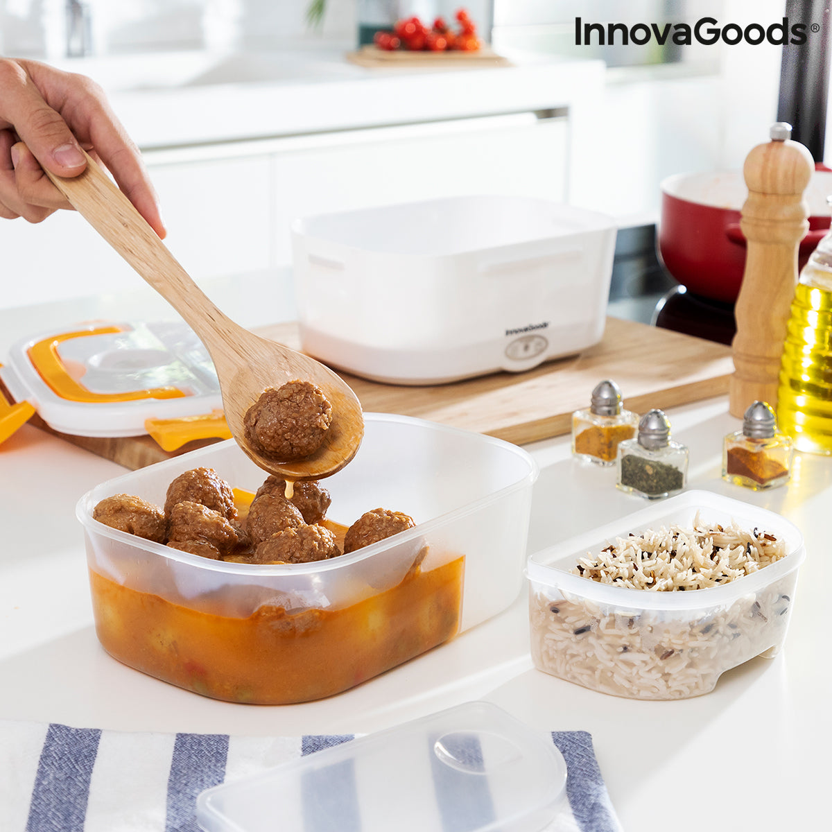 Elektrisk matlåda för bilar Carunch InnovaGoods