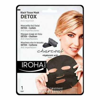 Ansiktsrengöring Detox Charcoal Black Iroha