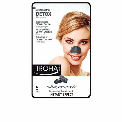 Ansiktsmask Iroha Detox Black Näsa (5 st.)