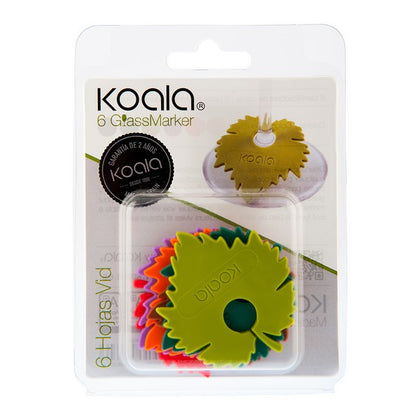 Glasidentifierare Koala (6 pcs) Plast