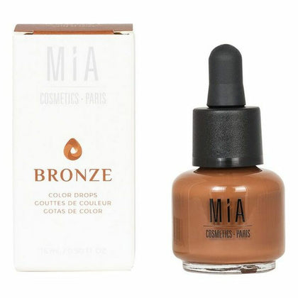 Flytande makeupbas Mia Cosmetics Paris 0709 Brons 15 ml