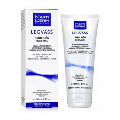 Kroppslotion för trötta ben Legvass Martiderm (200 ml)