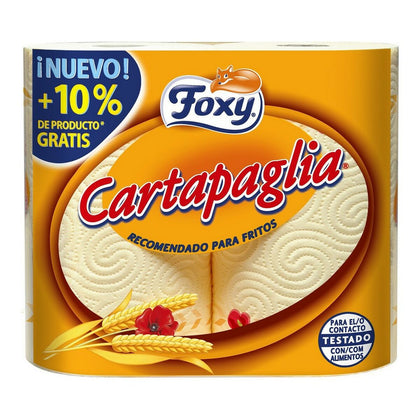 Hushållspapper Cartapaglia Foxy Cartapaglia Stekt mat (2 uds)