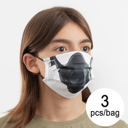 Återanvändbart Hygieniskt Munskydd av Tyg Gas Luanvi Storlek M Förpackning med 3 masker