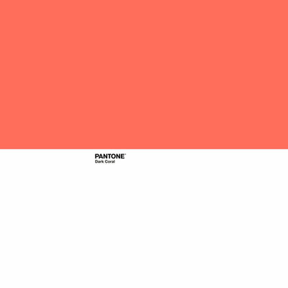 Sängöverdrag Dark Coral Pantone