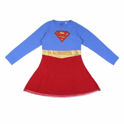 Klänning Superman Blå Röd