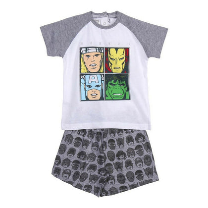 Sommarpyjamas Marvel Grå