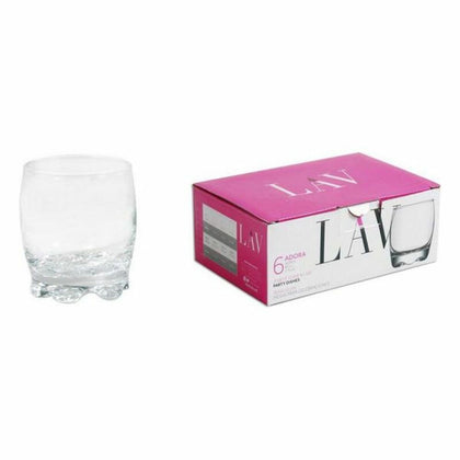 Set med snapsglas LAV Adora (6 uds) (80 ml)