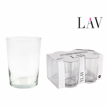 Glasset LAV Best Offer (4 uds) (520 ml)