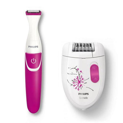 Elektrisk Epilator HP6548/01 Philips Purpur Vit - DETDUVILLLHA.SE