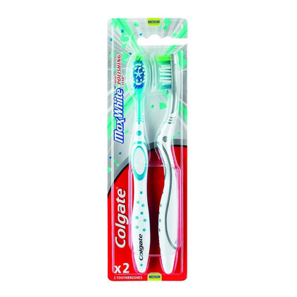 Tandborste Colgate Max White (2 uds)