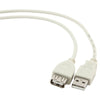 Skarvsladd USB GEMBIRD CC-USB2-AMAF-75CM/30 Vit