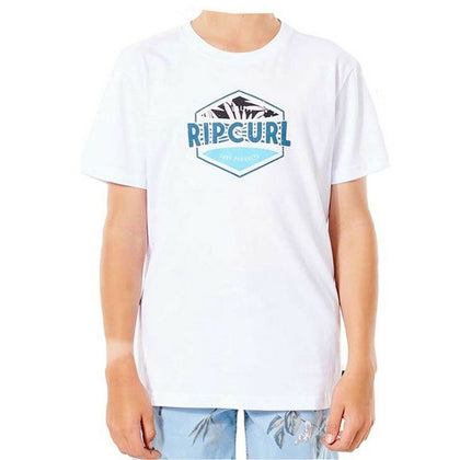 Barn T-shirt med kortärm Rip Curl Filler Tee B Vit