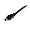 USB 2.0 A till Mini USB B Kabel Startech USB2HABMY6           Röd Svart