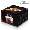 Varmluftsugn Chef Master Kitchen 12 L 1200-1400W Svart Transparent - DETDUVILLLHA.SE