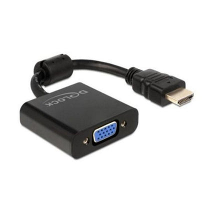 Adapter HDMI till VGA DELOCK 65512 Svart