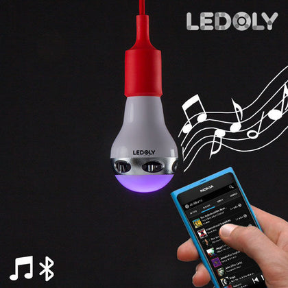 Ledoly C2000 Månfärgad Bluetooth LED-Glödlampa med Högtalare