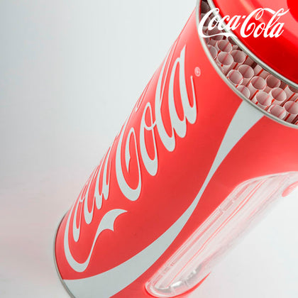 OUTLET Coca-Cola Straw Container (Small scratches + no packaging)