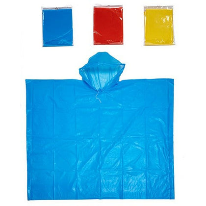 Vattentät Poncho med Huva 110 x 87 cm Barn