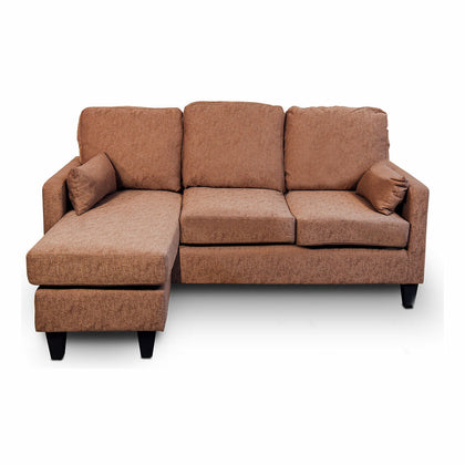 Bäddsoffa Astan Hogar Chaise Lounge Choklad