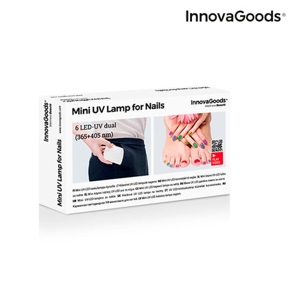 Nagellampa LED UV Pocket InnovaGoods